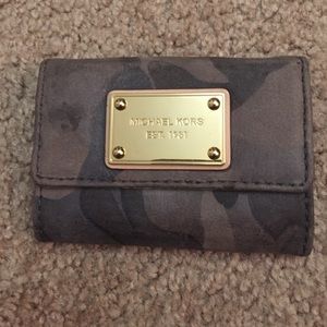 Purple Michael Kors mini wallet