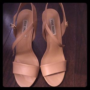 Steve Madden Nude strappy heels