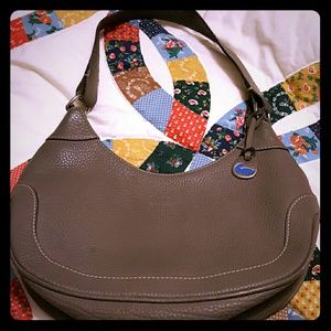 Dooney and Bourke grey leather handbag