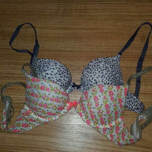 Printed cotton Bras