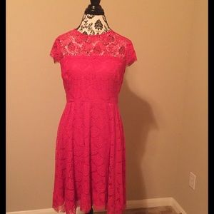 Pink Lace Dress