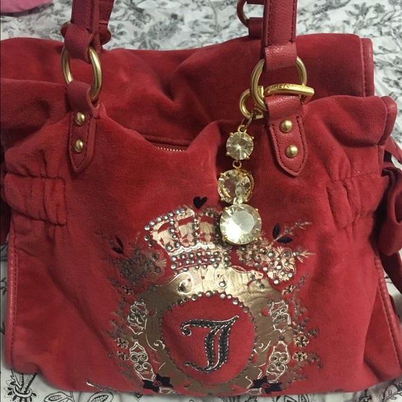 Authentic Ruby Red Juicy Couture Purse