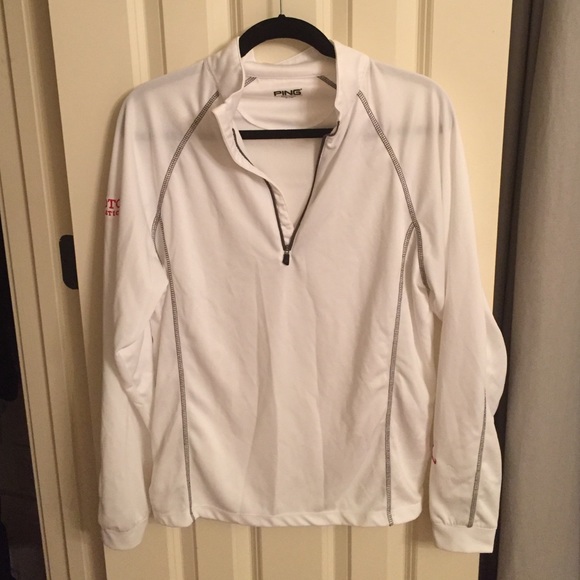 PING performance white zip up - Picture 1 of 2