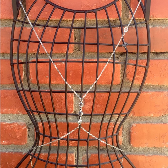 Body Chain Jewelry Silver Necklace