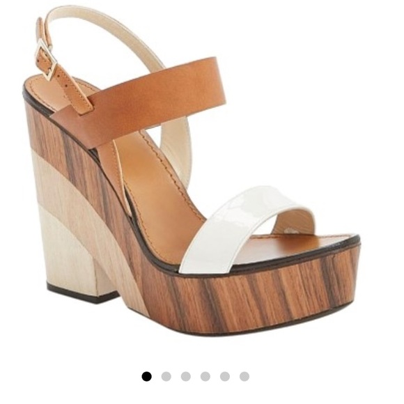 Jimmy Choo Shoes - Jimmy Choo Notion wood sling back wedge sandal