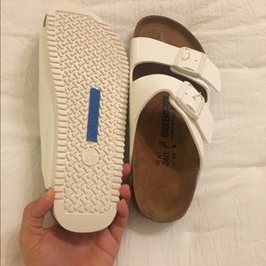 Birkenstock White Sandals