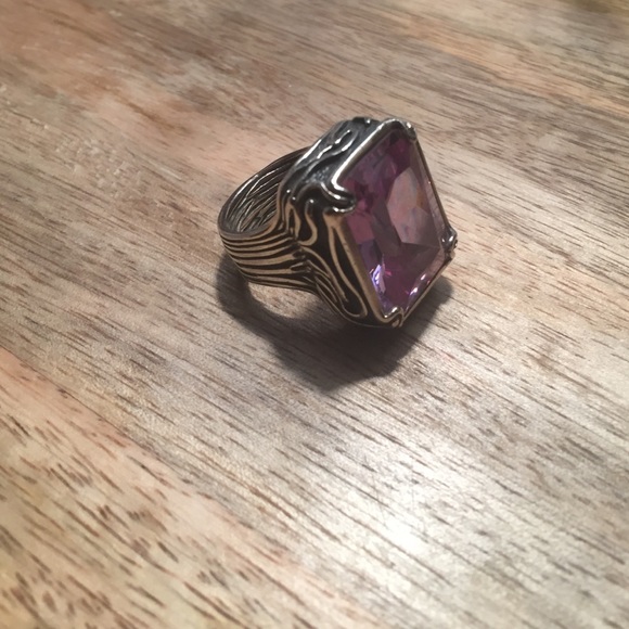 Large purple Silpada ring