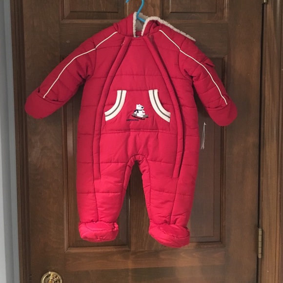 London Fog Other - London Fog 6/9 mo red infant snowsuit nwt