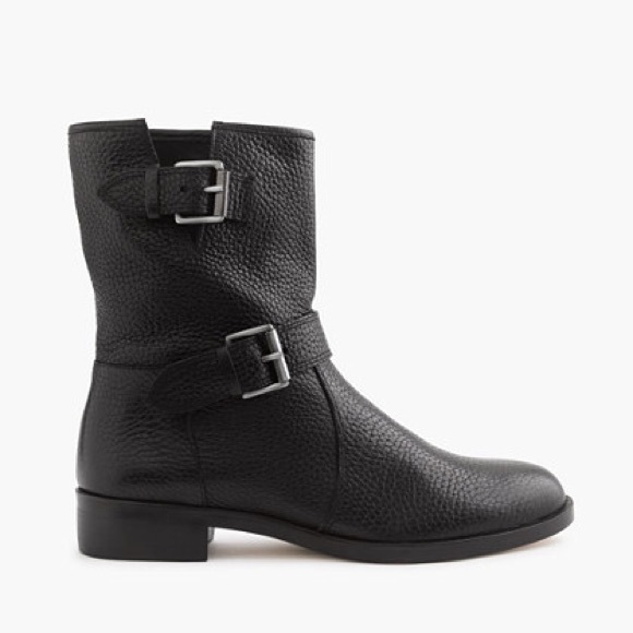 J. Crew Shoes - ‼️SALE j crew black leather biker Moto boots - new