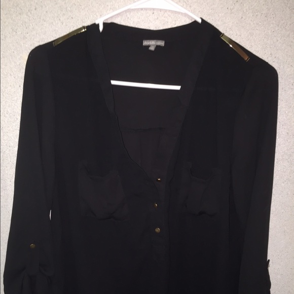 Long sleeve sheer top