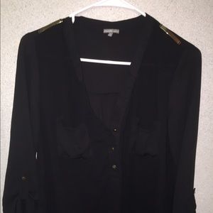 Long sleeve sheer top