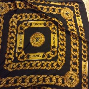 Sold*Chanel silk scarf