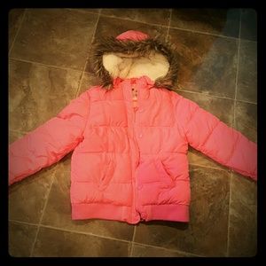 12 HR SALE Justice hot pink winter jacket