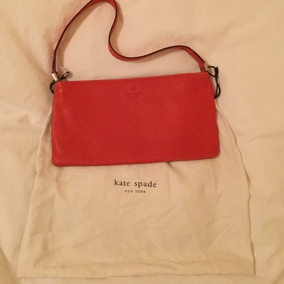 Kate Spade Orange small purse - Picture 1 of 3