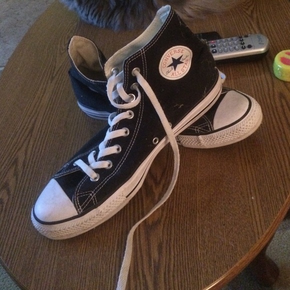 Black Hi-Top Converse