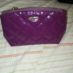 Purple makeup bag