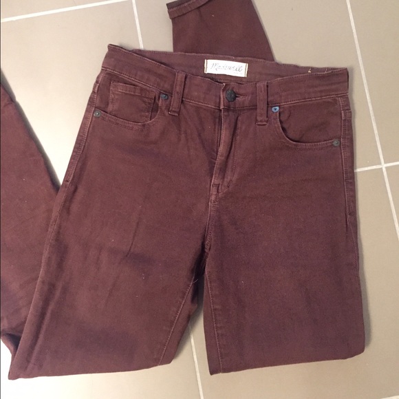 Madewell 9" high riser skinny