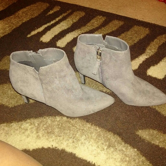 New Suede heal booties