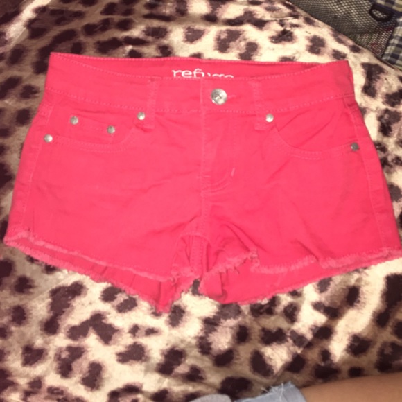 Red shorts