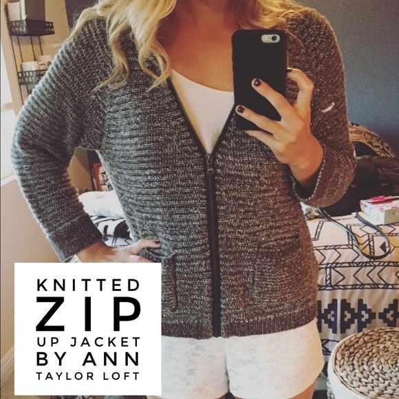 KNITTED JACKET | ANN TAYLOR LOFT | FITS AS MEDIUM