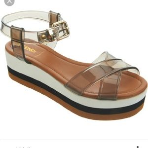 Fendi flatform sandal