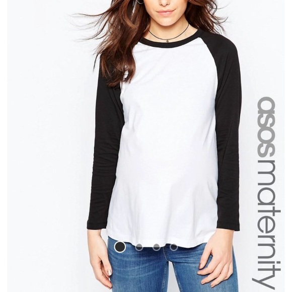 NWOT ASOS Maternity Raglan TOP