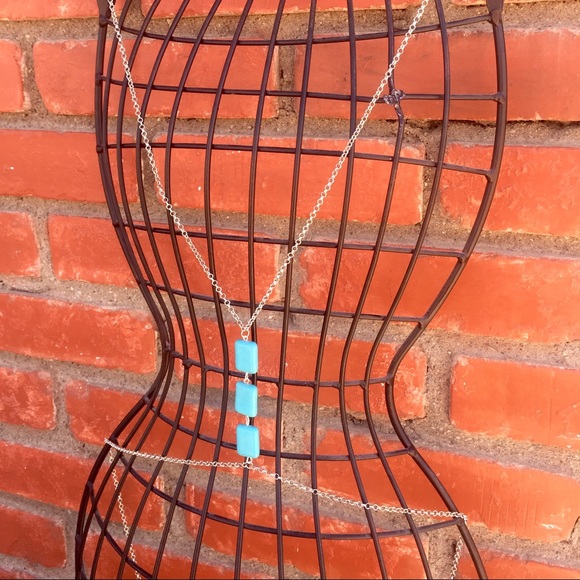 Body Chain Jewelry Silver Necklace - Picture 3 of 3