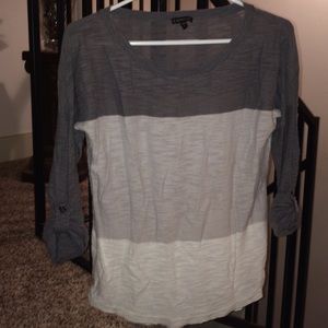 Grey/Beige/White shirt from Express
