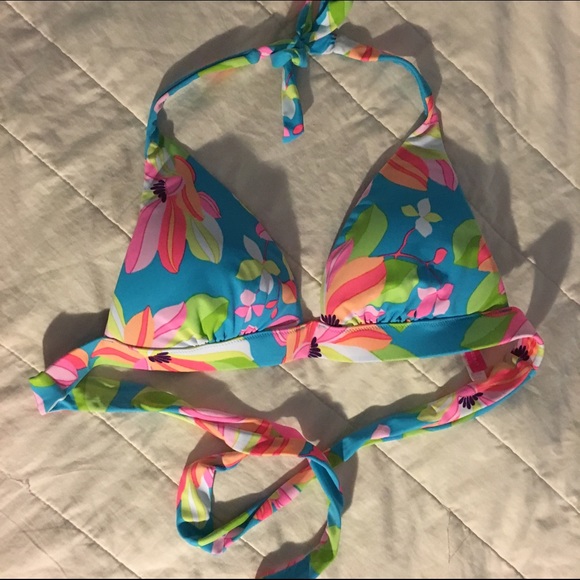 Victoria's Secret Halter Plunge Bikini Top