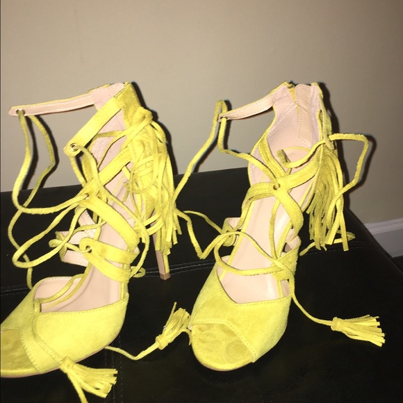 Fringe heels