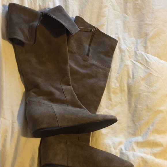STUART WEITZMAN Genna Suede Over-the-Knee Boot | eBay Stuart Weizmann knee high suede boots