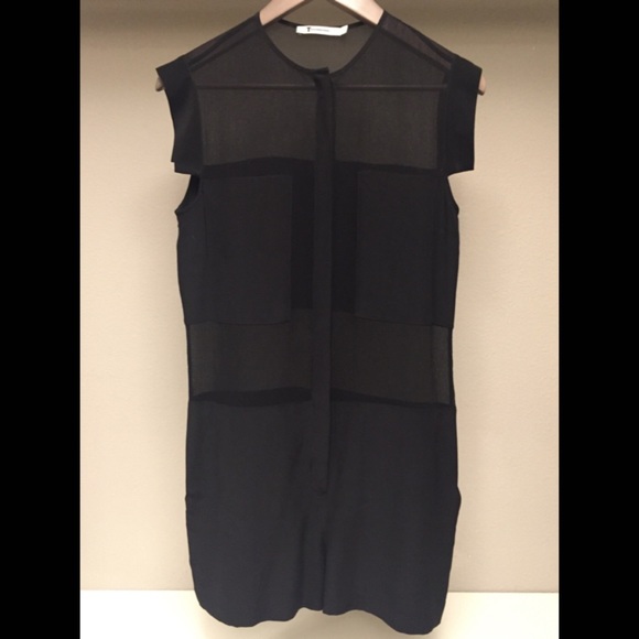 T by Alexander Wang Sheer Silk Ronper - Picture 3 of 4