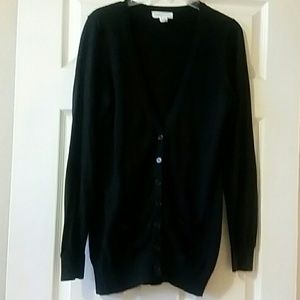 Black cardigan