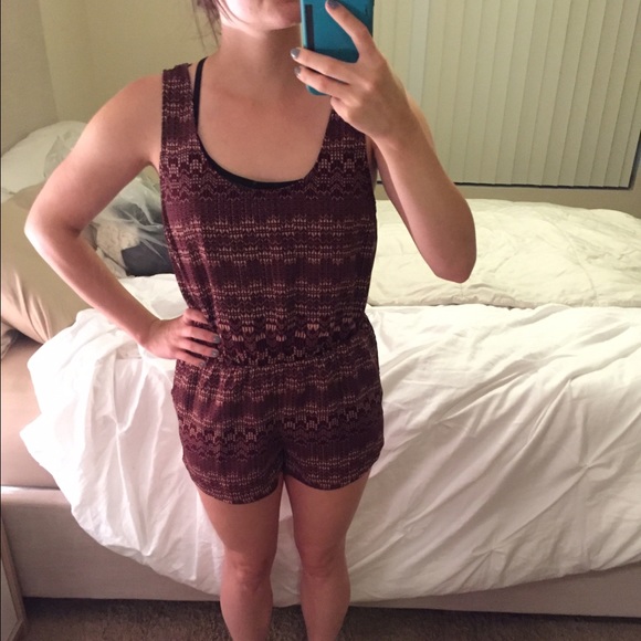 Maroon romper! - Picture 1 of 3
