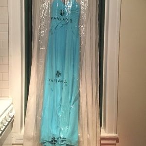 NWT Faviana Sweetheart Chiffon Gown