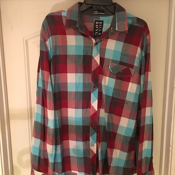 Large plaid shirt