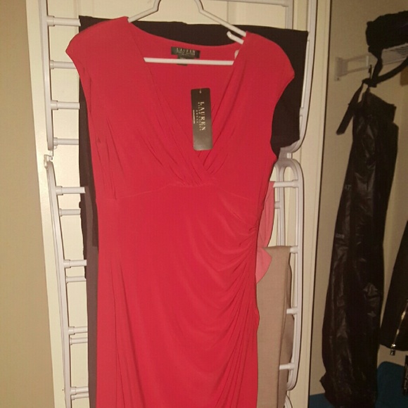Ralph Lauren red long dress