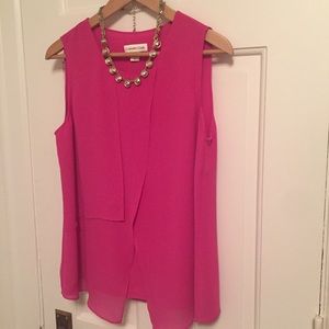 NWT Coldwater Creek Veiled Chiffon Top