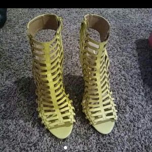 Strappy wedge sandals