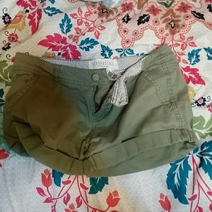 Aero Army green shorts