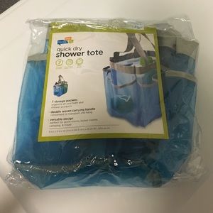 Quick dry shower tote