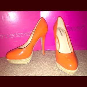 Sunkist orange, espadrilles