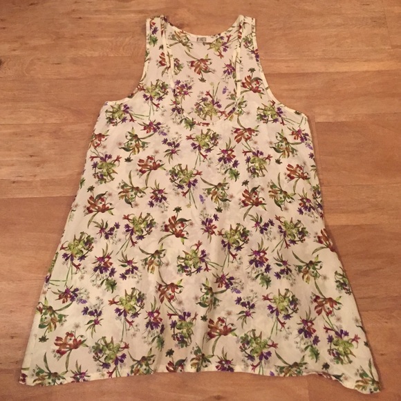 BB Dakota floral racer back tank