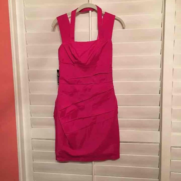 Pink express dress size 0