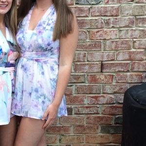 multi wear floral romper
