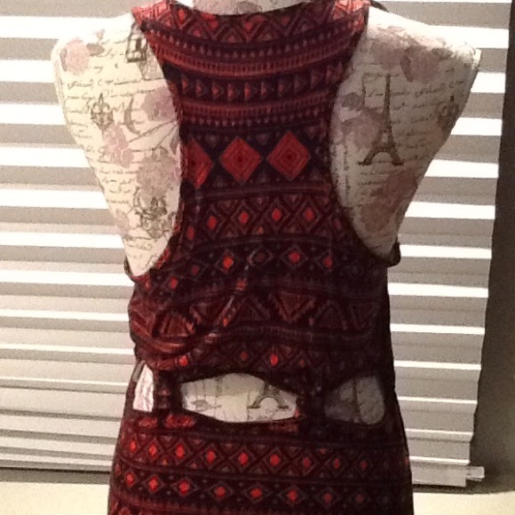 NEW RED & BLACK DRESS - Picture 3 of 4