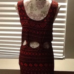 NEW RED & BLACK DRESS