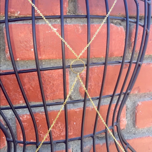 Body Chain Jewelry Gold Necklace - Picture 3 of 3