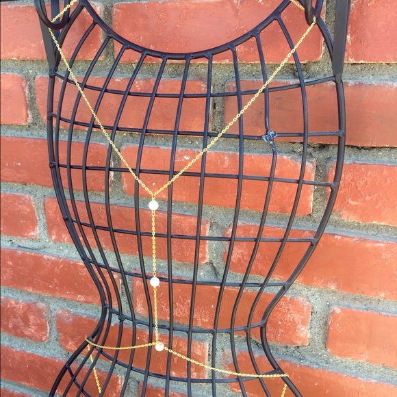 Body Chain Jewelry Gold Necklace - Picture 3 of 3