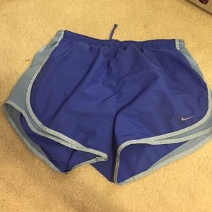 blue nike shorts